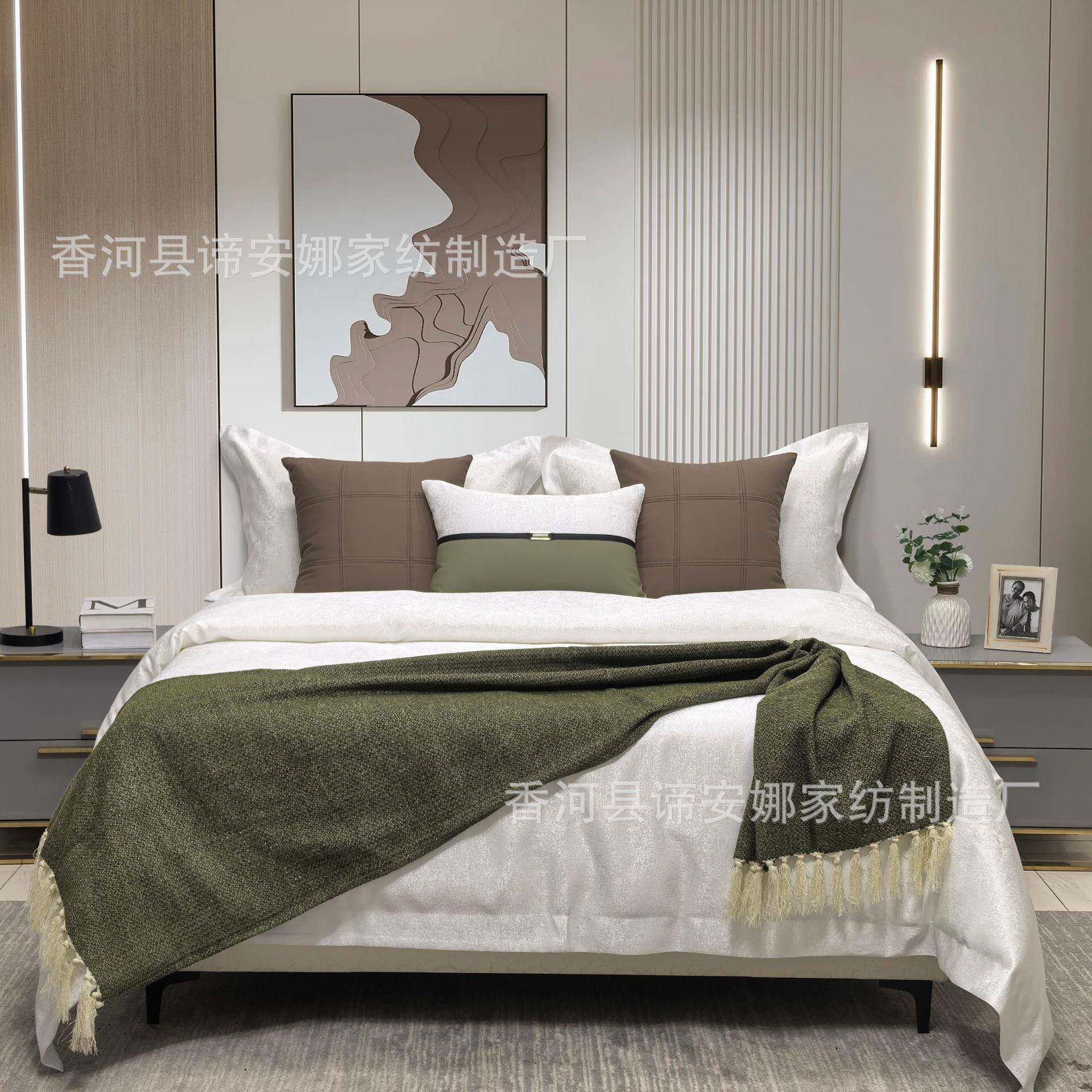 软装样板间床品套装家具展厅配套割草机/草坪机