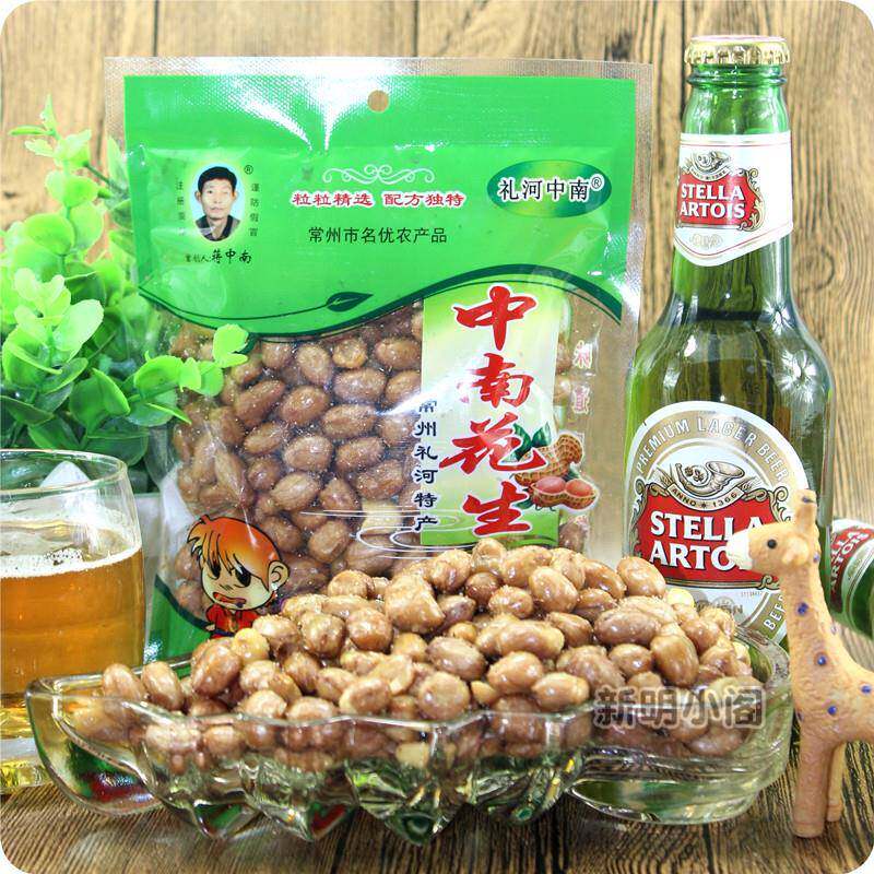 360g克常州特产礼河中南花生米香酥微甜原味浙江沪包邮