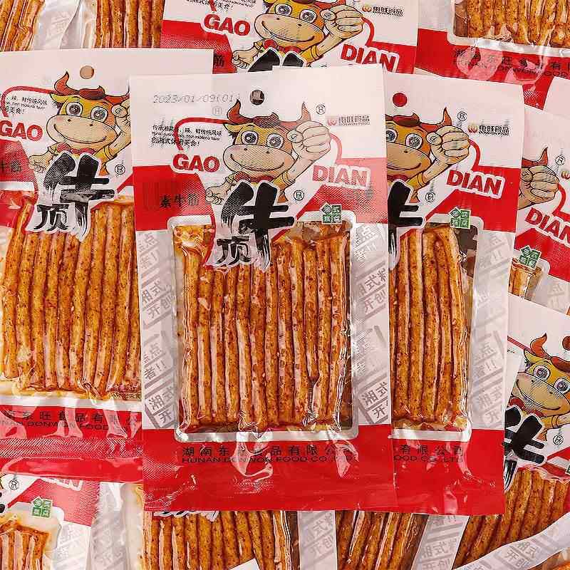东旺食品顶牛素牛筋辣条面筋制品办公室休闲小吃麻辣零食湖南特产