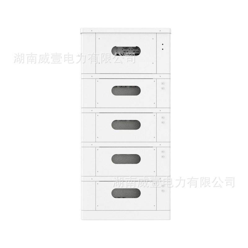 48V 51.2V离网型家用太阳能储能电源系统200AH可堆叠电池带防水