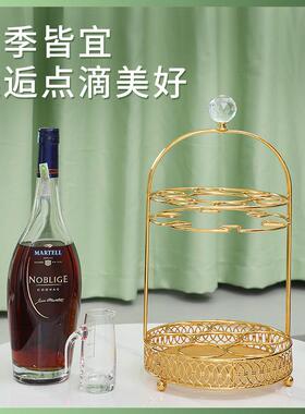 金白酒杯铂金白酒架壶酒杯收杯纳架属子家BCN用烈酒一口杯分酒器