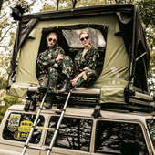 便携车载帐篷户外车顶双人帐篷手动液压杆露营野营车帐篷防水防风