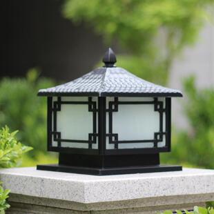 户庭外水柱头灯中围式 Z002灯院灯墙头灯大门灯柱子灯 墙灯门柱ZTD