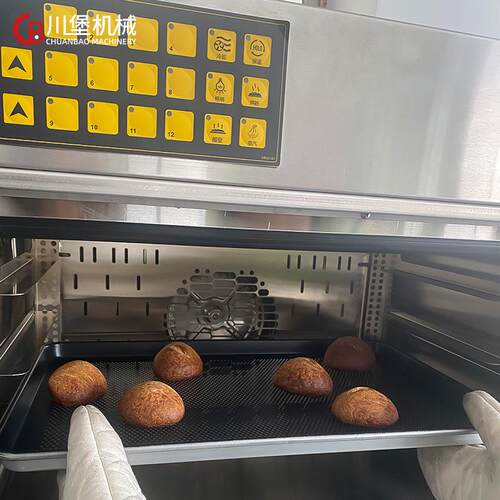 柏川电4盘电力型热风循环炉面包蛋挞电烤箱商用热风炉baking oven