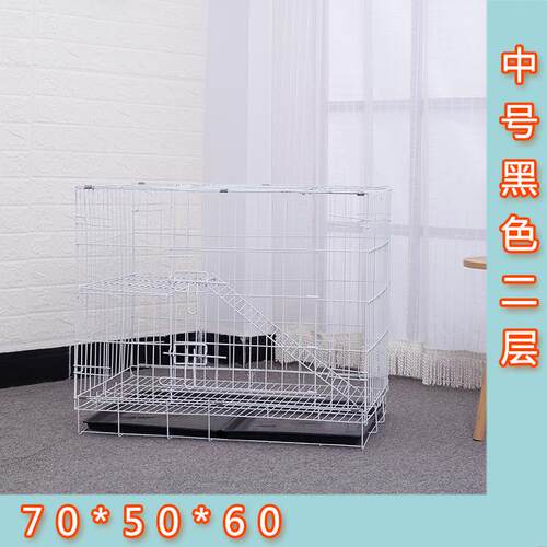 正品叠猫笼子大号猫别墅双猫窝三层家用折猫宠舍小型猫咪层房子物