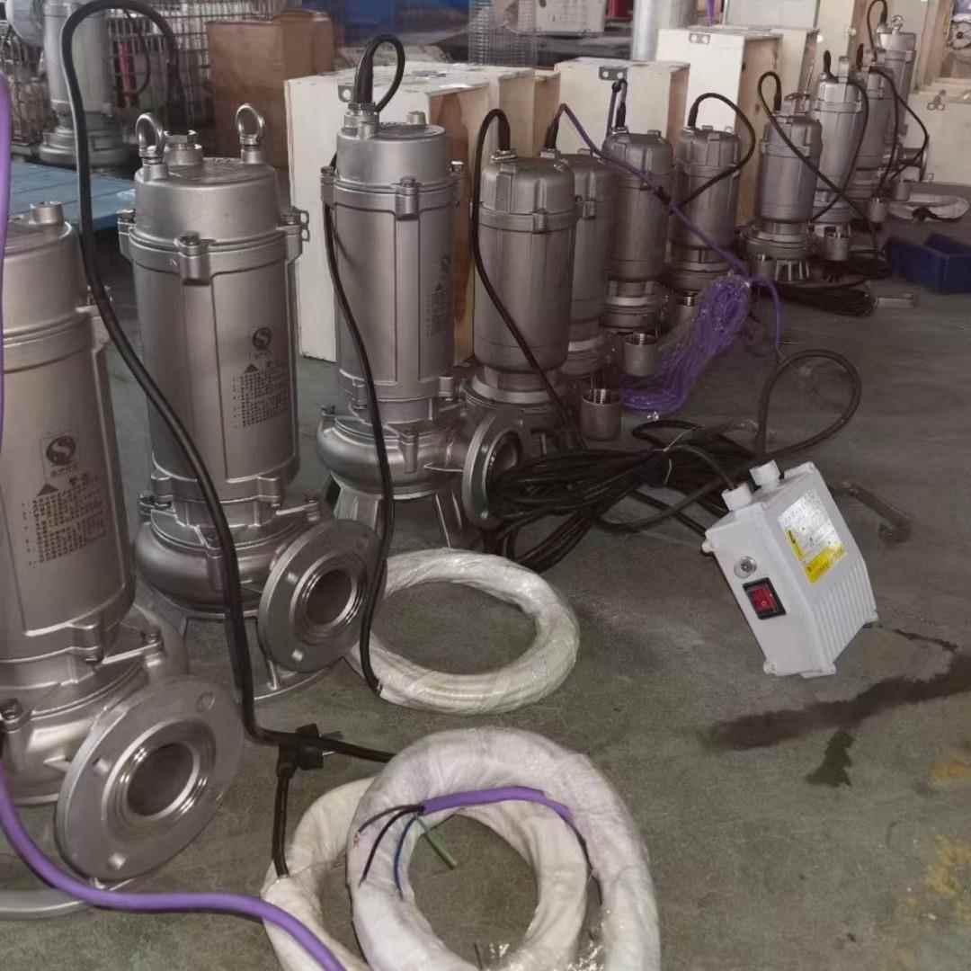 船用CCS污水提升压不锈QIV16材质惠州沃德CQX50泵-22-1增潜水钢泵