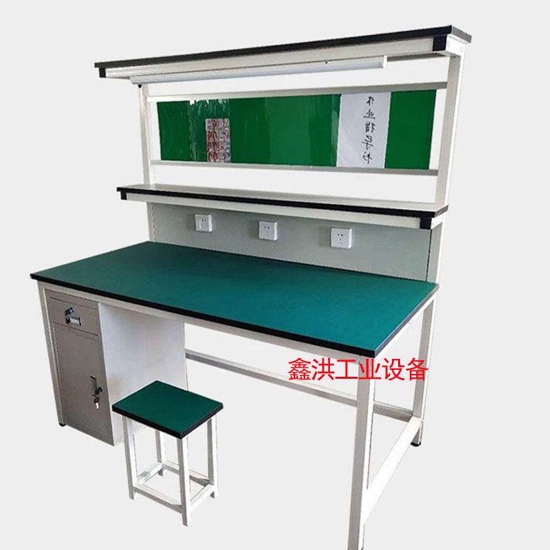 防静电工作台操作台带灯装配台手机电脑维修桌检验桌车间实验台桌
