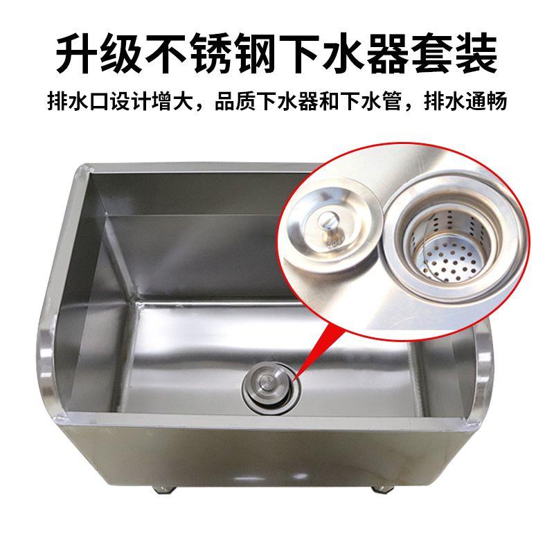 304商不111锈钢拖把池用卫生间加高防水大园尺寸幼儿加厚拖把溢盆