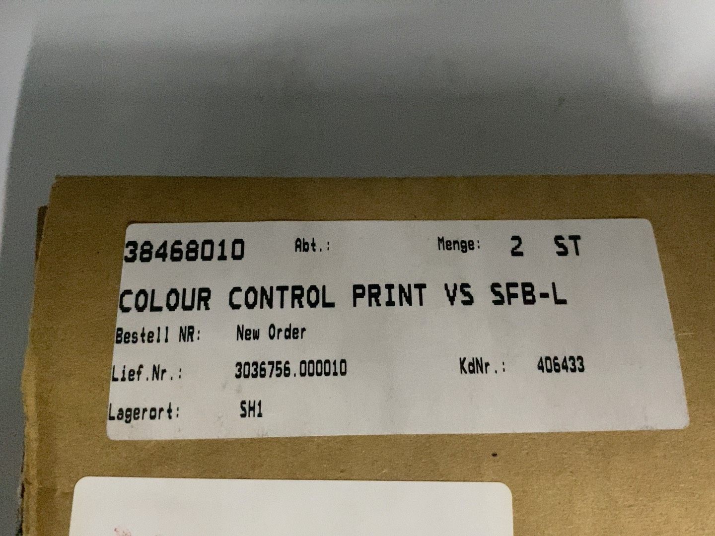 colour control print vs sfb-l