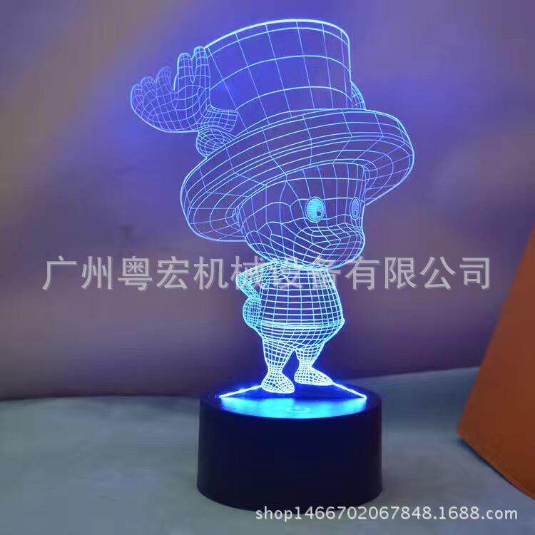 3D立体灯小夜灯激光雕刻机激光划线雕刻扫描多功能激光机