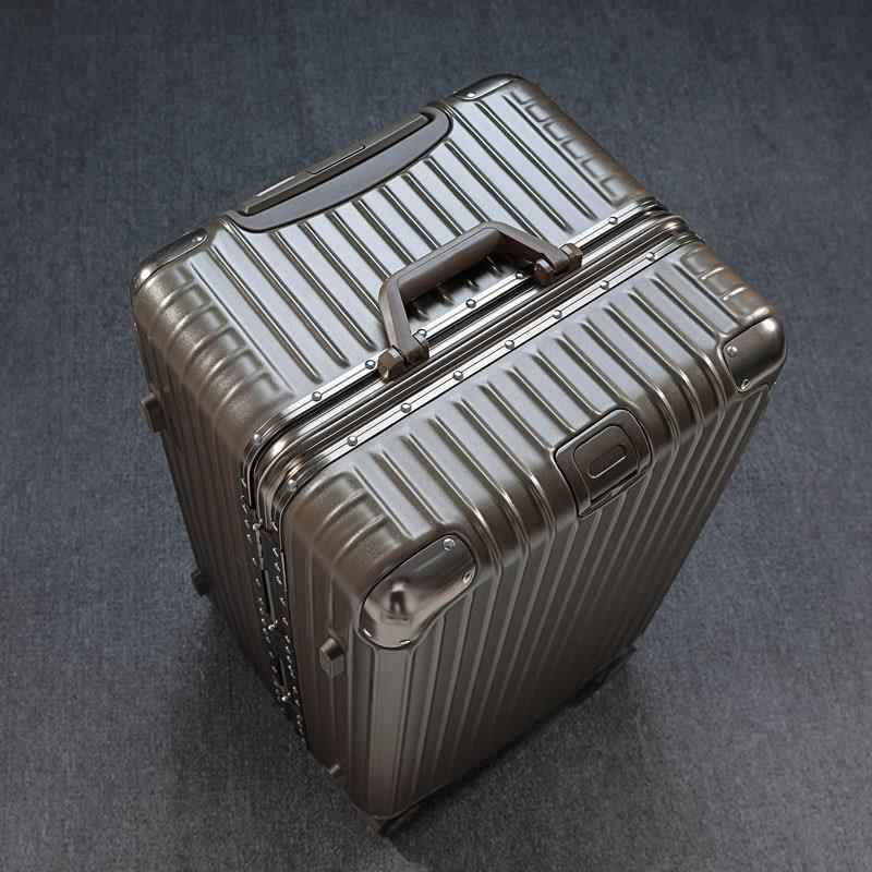 正品特大0容100寸行李箱超大加量厚铝框结实9 号拉杆箱大旅行箱静