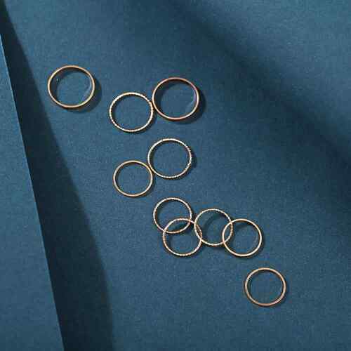 Cross-border rings hot-selling alloy joint ring set 关节戒指