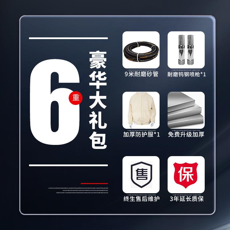 除锈喷砂动喷砂机FAF型移动式除机锈小喷沙机抛光设备手高压喷砂