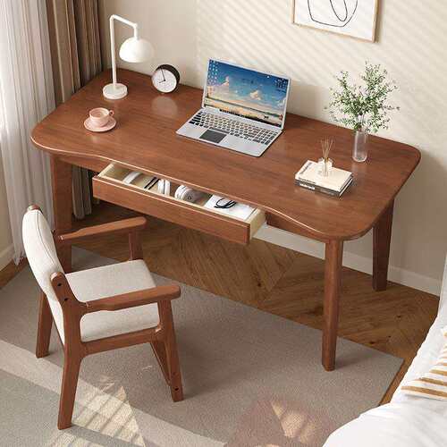 实ZY-123#木中式办电脑约桌家用简初成人书桌中生简易写字桌书房