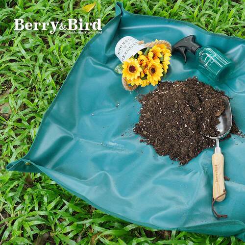 Berry&Bird园艺地垫换土操作垫子防水加厚家用换盆多肉种植BB工具