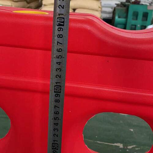 吹塑三孔水马注水隔离墩红黄色护栏围挡1300*700新料