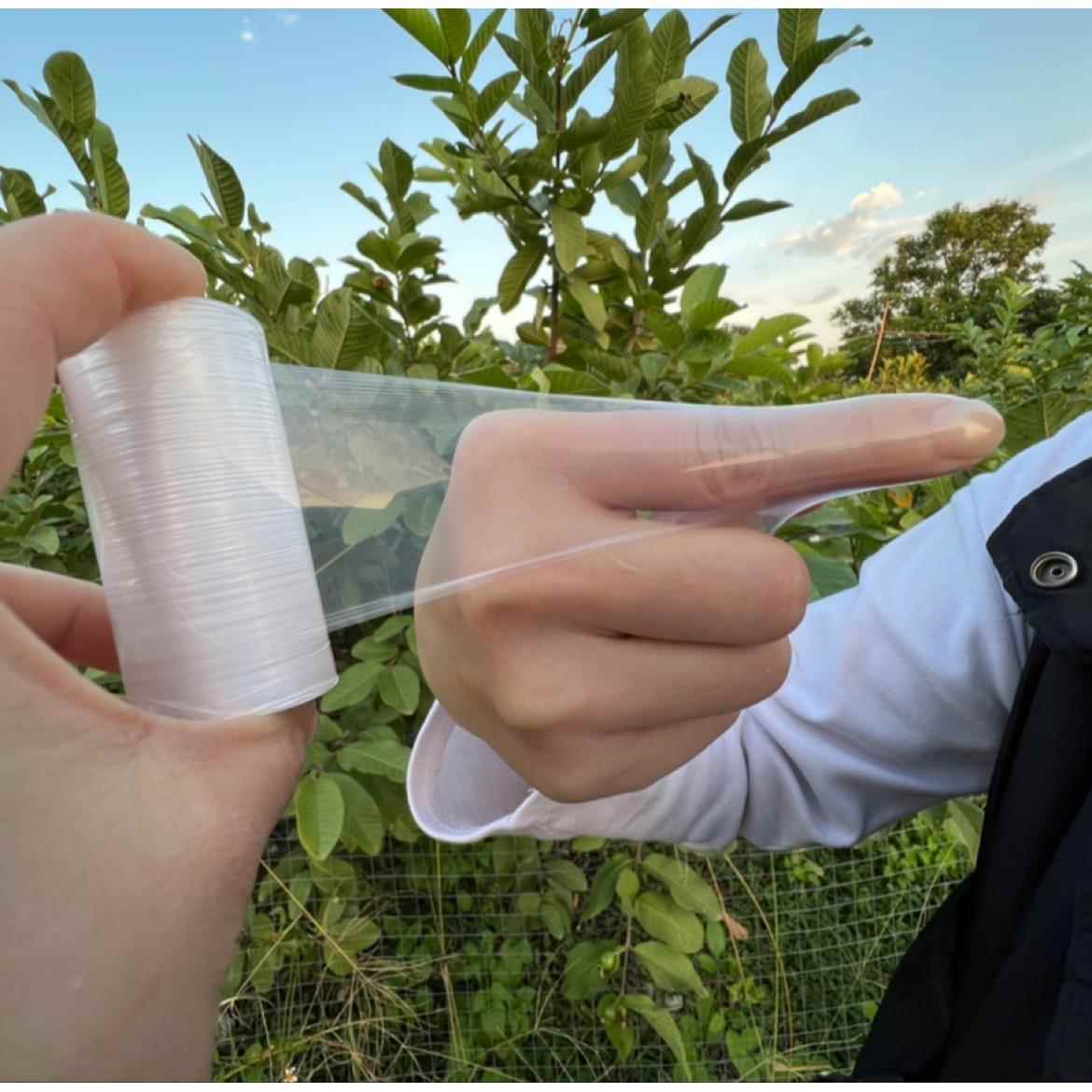 高成活薄膜非糯米纸免拆农用果树专用膜需打结薄膜绑带树苗嫁接膜