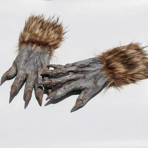 1 Pair Attractive Wolf Claw Costume Emulsion Werewolf