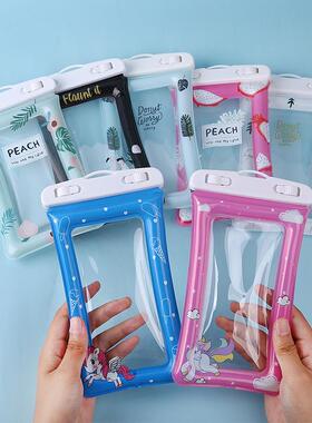 Floating Airbag Inflatable Waterproof Phone Pouch Touchscree