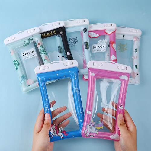 Floating Airbag Inflatable Waterproof Phone Pouch Touchscree