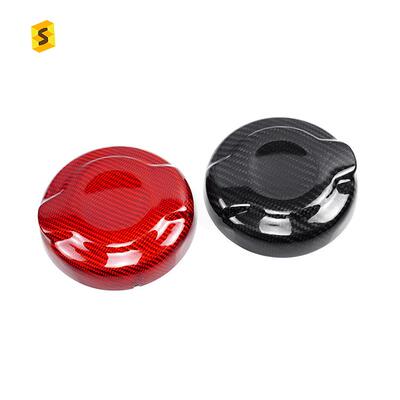 跨境热卖适用于Mini F55F56F57真碳纤维油箱盖干碳装饰贴改装贴件