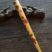 9.5寸红湘妃斑竹折扇空白苏工薄面精制古方头纯手工天然老料扇子