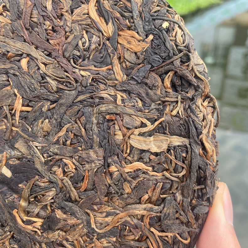 2006銷臺大益7542青餅猛海茶廠出品普洱生茶餅老茶陳茶茶葉一片 普洱茶 BUASHOP普洱老茶
