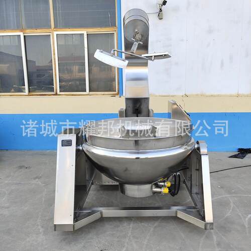 自动化500L炒糖机 温度可控大型牛轧糖炒锅 花生糖设备
