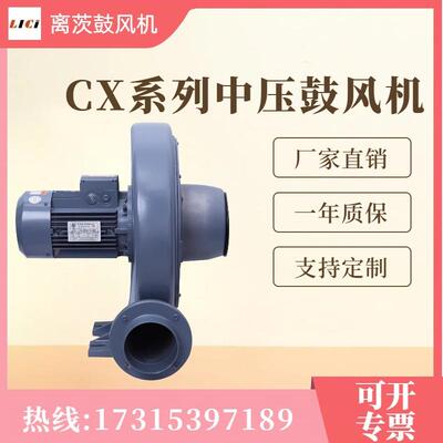 离茨CX-125透浦式中压风机真空锅炉助燃送风鼓风机燃烧设备2200w