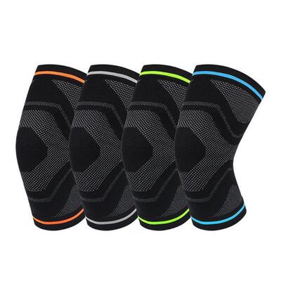 1Pcs Elastic Knee Pads Sports Gym Fitness Gear Brace Running