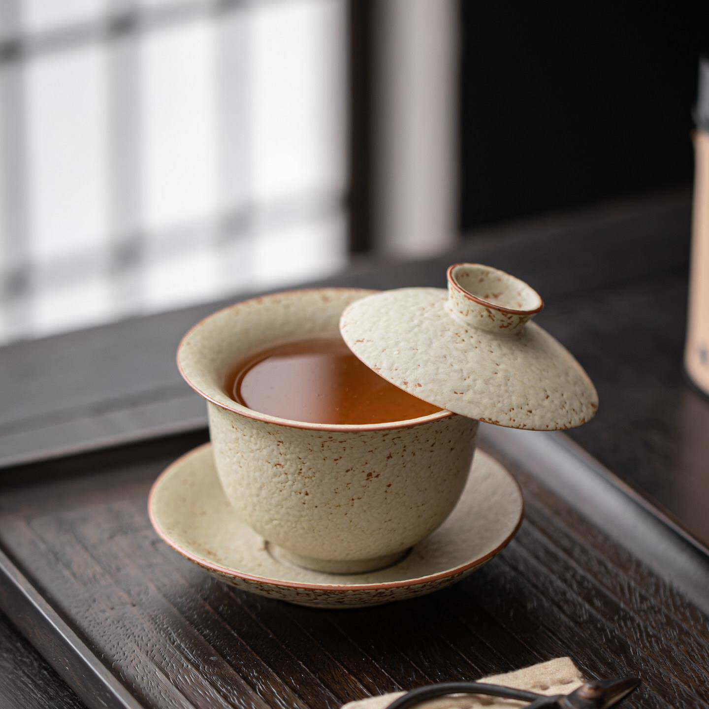 恬静生提活火石红茶TJSH-GFC泡茶壶壶功夫具套装家用高档陶瓷梁盖