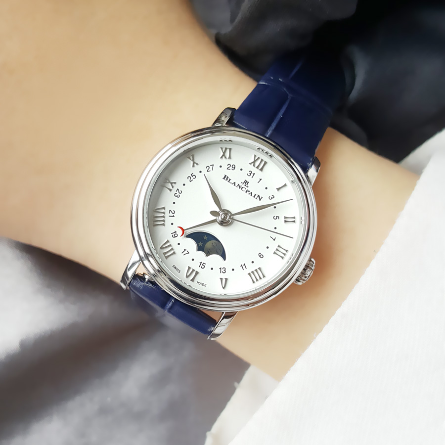 一口价宝珀手表经典自动机械女表98新6106-1127-55A正品月相