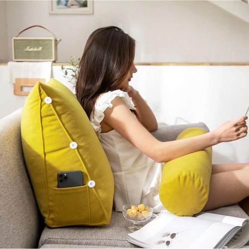 室封神fto靠背北欧KZ-01靠枕带头枕沙S发卧床头靠垫可拆洗懒人枕