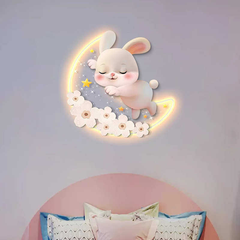 儿童房装饰画可爱公主房背景墙led灯画温馨女孩卧室床头发光挂画,家居饰品,现代装饰画,淘宝优惠券,粉丝福利购,淘宝优惠卷