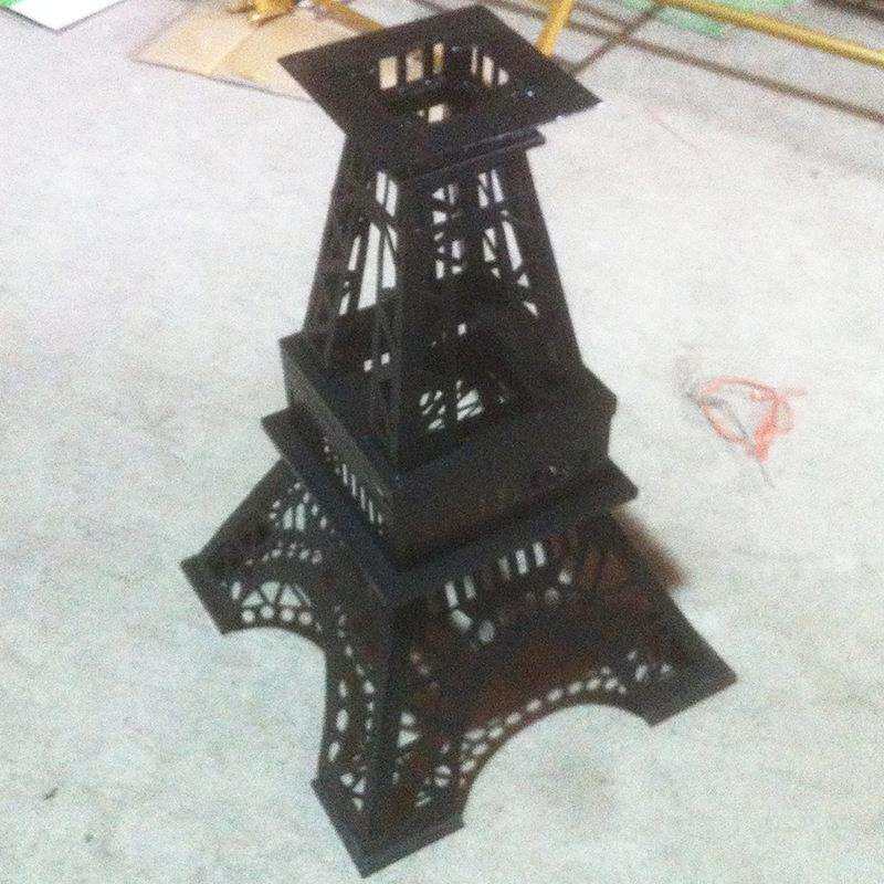 铁艺厂家直销巴黎埃菲尔铁塔金属模型摆件铁艺工艺品创意家居摆