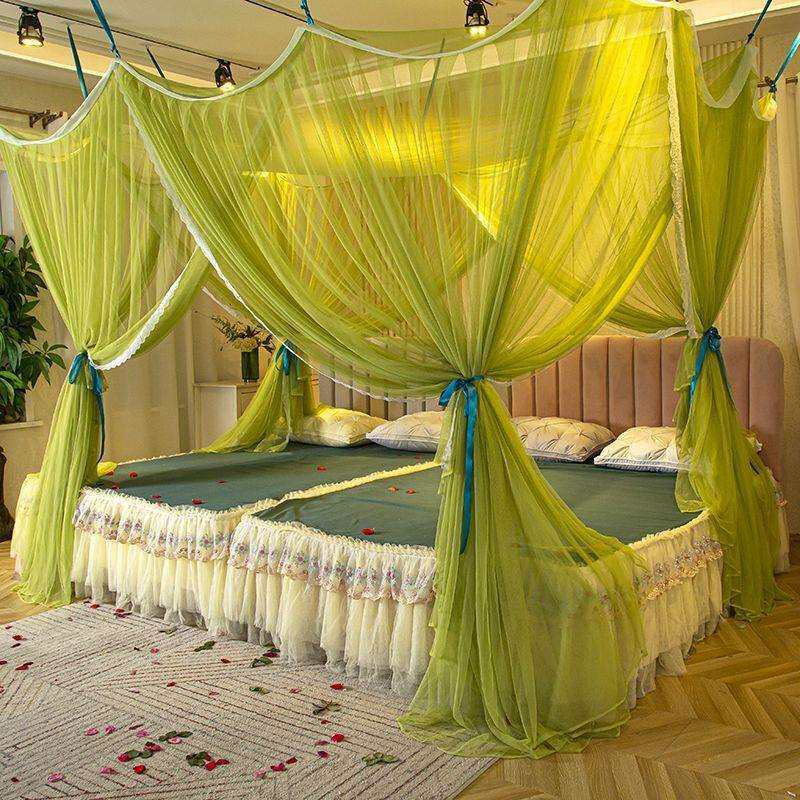 蚊帐无需支架老式吊顶挂式家用卧室拆洗加大拼接床榻榻米新款