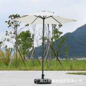 户外花园露台手摇太阳伞室外商用咖啡厅直杆伞中柱庭院遮阳伞