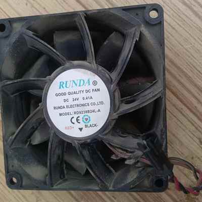全新润达RUNDA RD9238B24L-A 0.23A 24V电焊机变频器散热风扇0.41