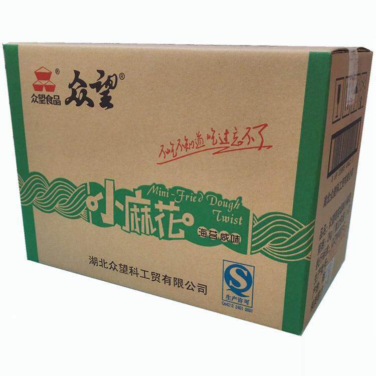 速发现货芝麻甜味小麻花湖北特产众望小麻花鸡汁葱油海苔咸味奶油