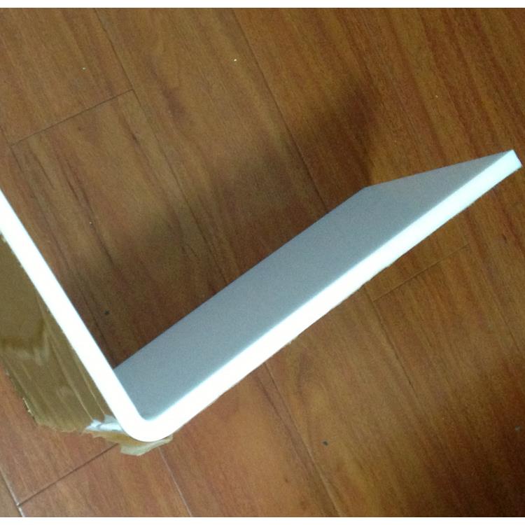 亚克力板折弯瓷白色有机玻璃加工高透明塑料板热弯置物架隔层定制