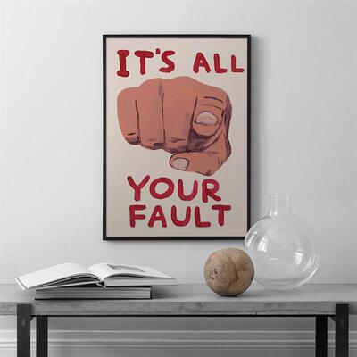 Penguin Whale Wall Art Prints Canvas Painting Nordic Poster