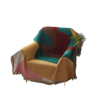 莫兰迪北欧INS风沙发装饰四季盖巾沙发垫全盖防抓布棉毯沙发巾