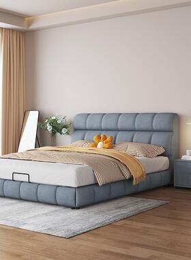 奶油风网红科技艺云朵STB床布储1简.5米轻奢风现代约1.8米主物卧