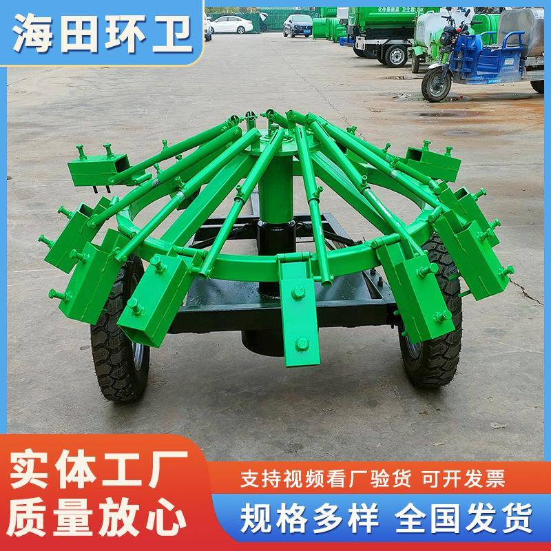 公路保洁清扫车郊区马路旋转式扫地机12把风火轮扫路车
