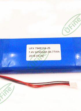 工厂直销7949116-2S 6050mAh 7.4V聚合物锂离子电池KC MSDS CE