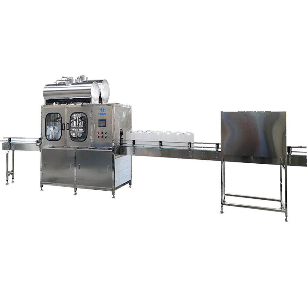 广东厂家D制生产4L异形瓶全自动灌装白酒设备3-10L全自动灌装设备