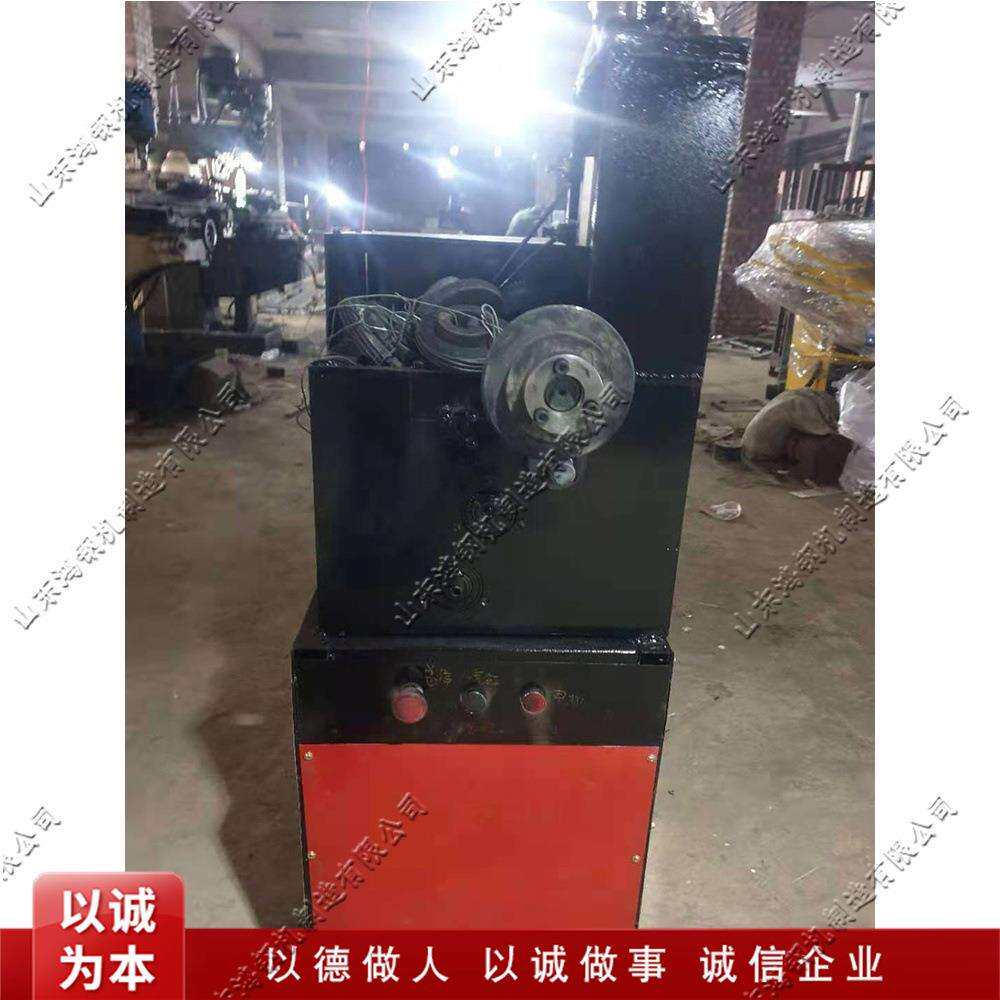 不锈钢圆管螺纹机电动液压圆管螺纹对接机小型钢管丝扣咬口机