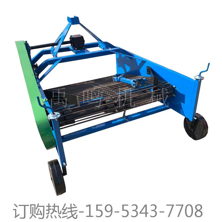 拖拉机带土豆收获机 红薯挖掘机型号挖掘地瓜的机器 洋芋收获机