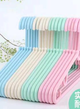 46cm无痕晾塑料衣架成人家用加粗加厚宽肩挂衣架子耐用衣服架衣撑