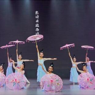 东边日出西侧伞，踏步舞伞，透明流苏伞，小镇韵道具伞，古典舞专